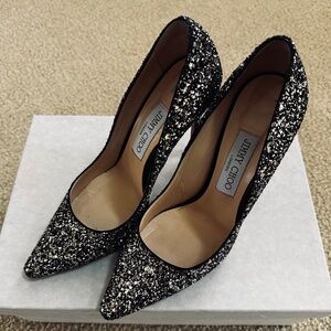 Jimmy Choo Romy Glitter pumps